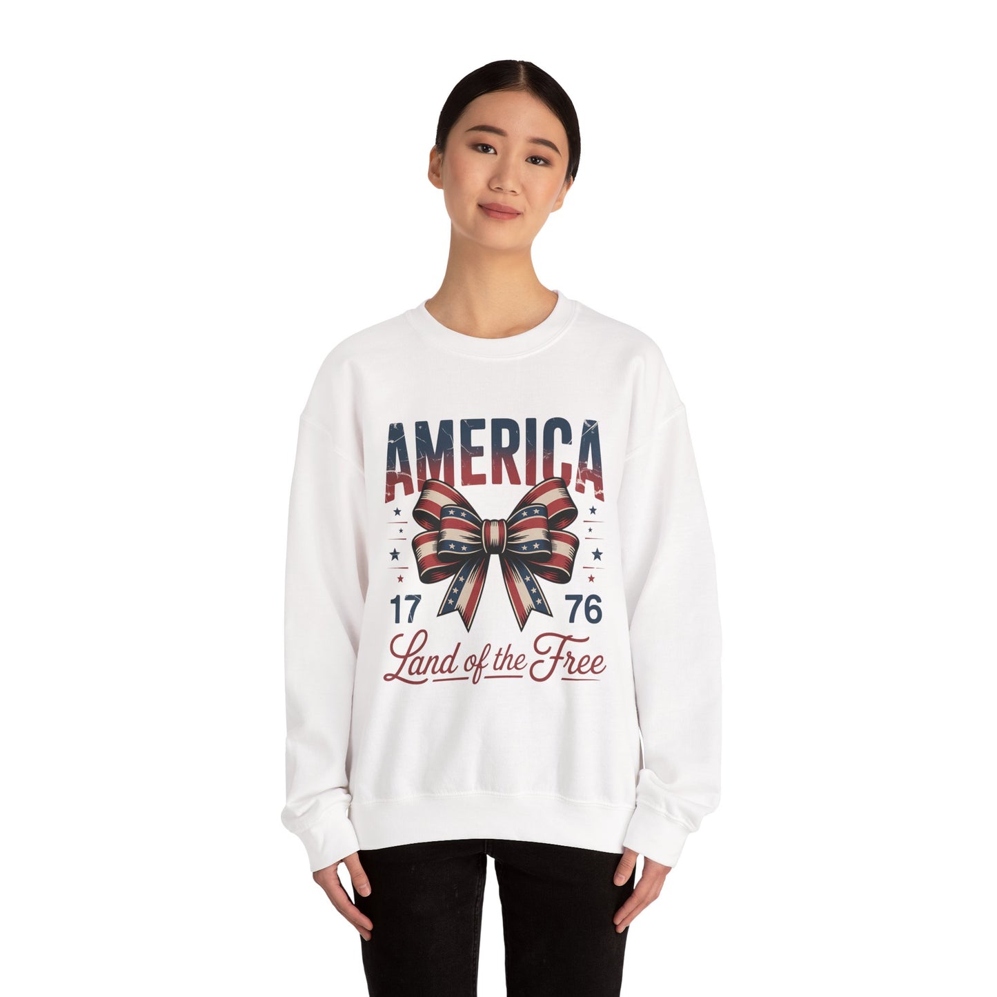 America Land of the Free Crewneck Sweatshirt
