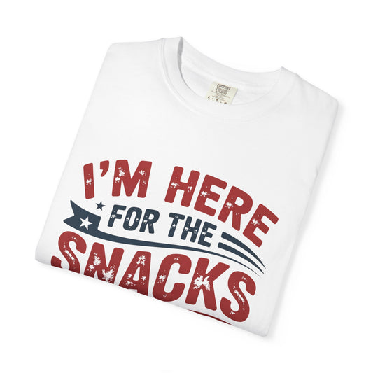 Snacks and Freedom T-Shirt — Patriotic Fourth of July Tee