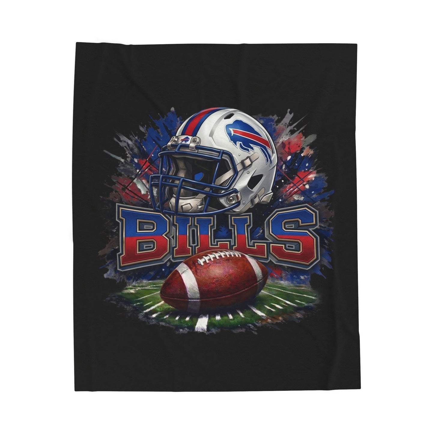 Buffalo Bills Velveteen Plush Blanket
