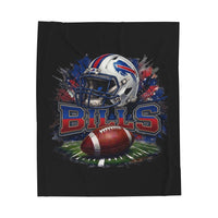 Buffalo Bills Velveteen Plush Blanket