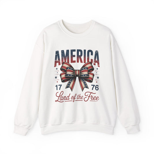 America Land of the Free Crewneck Sweatshirt