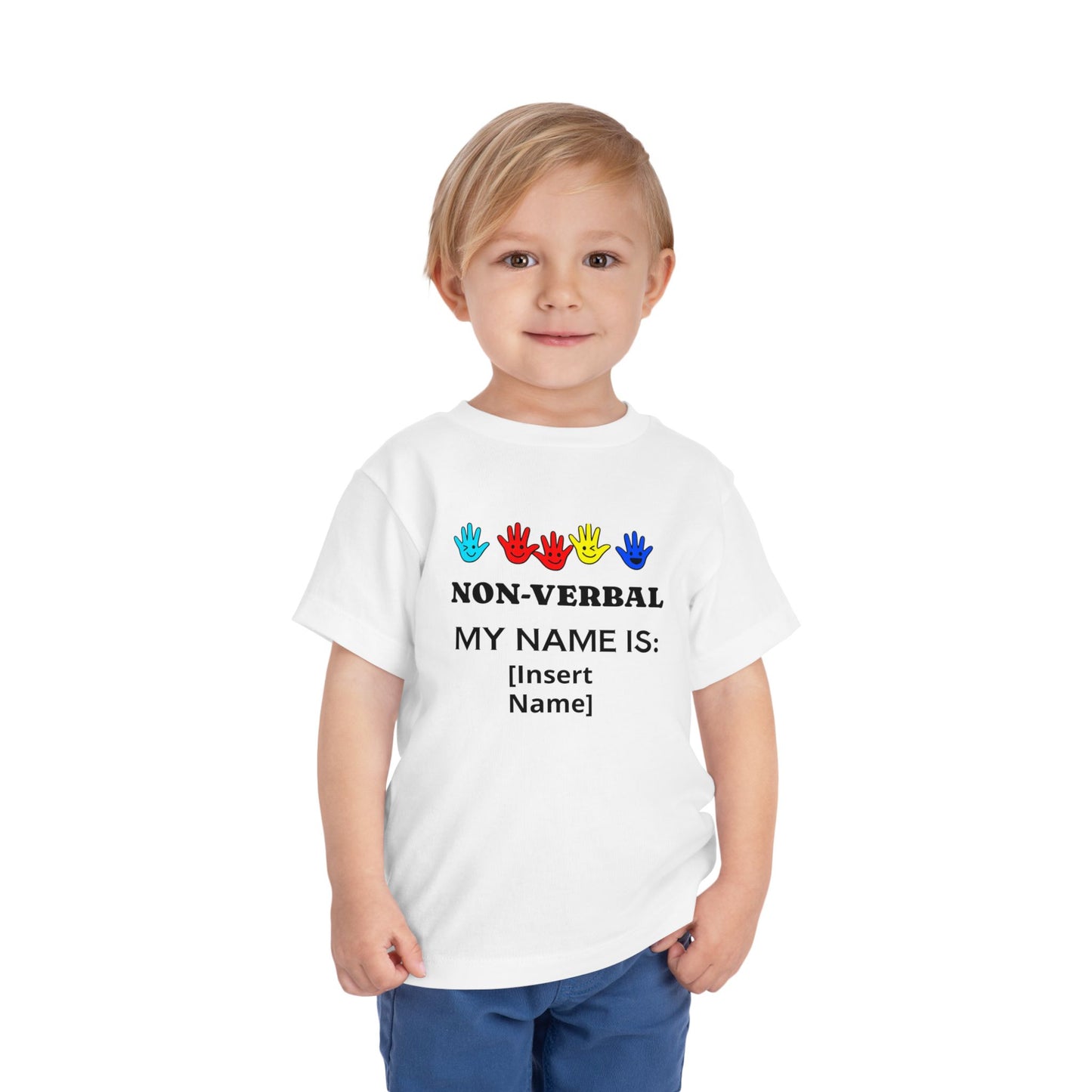 Toddler Non-Verbal My Name is (Add Name) Tee