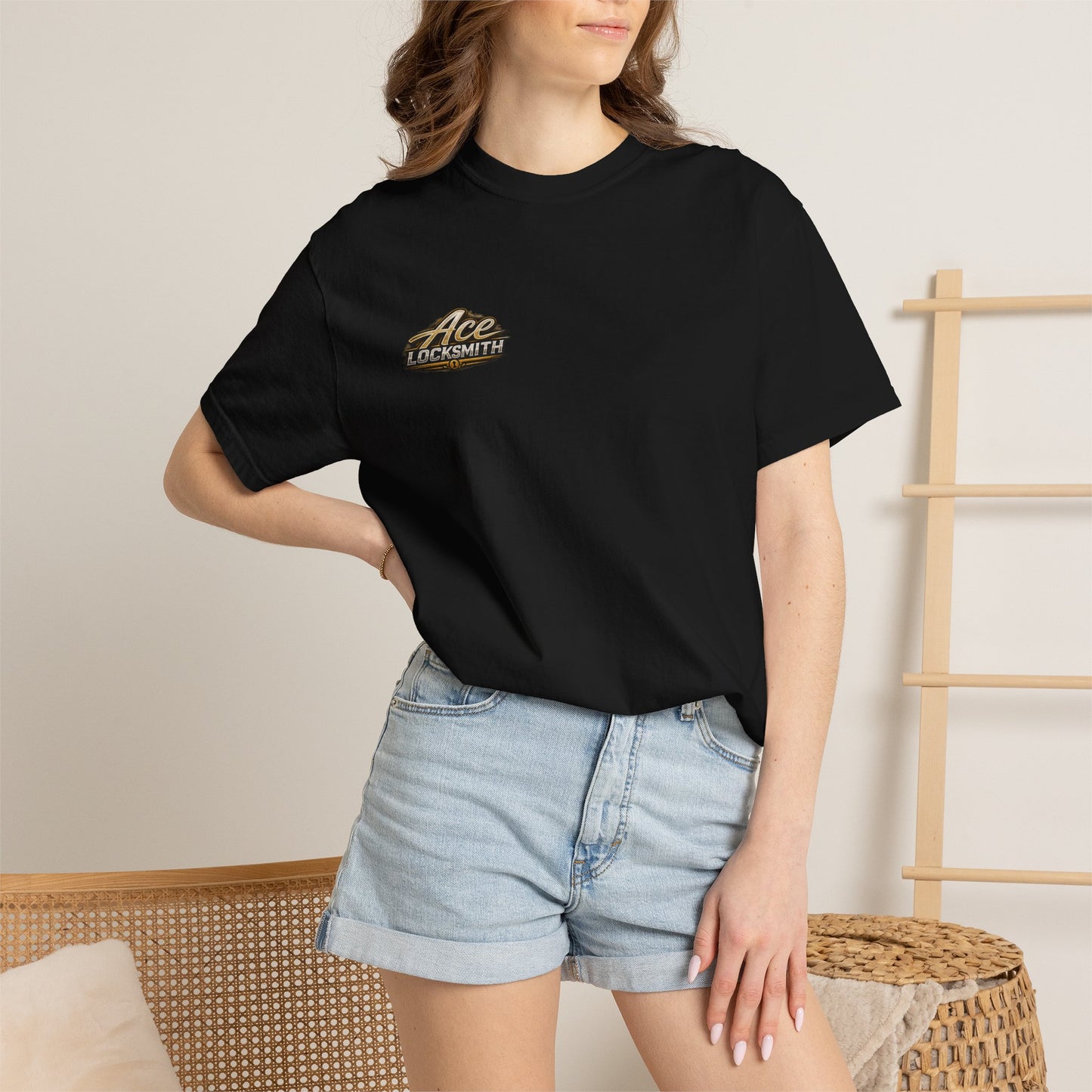 Locksmith T-Shirt — "Ace Locksmith" Vintage Mascot Tee