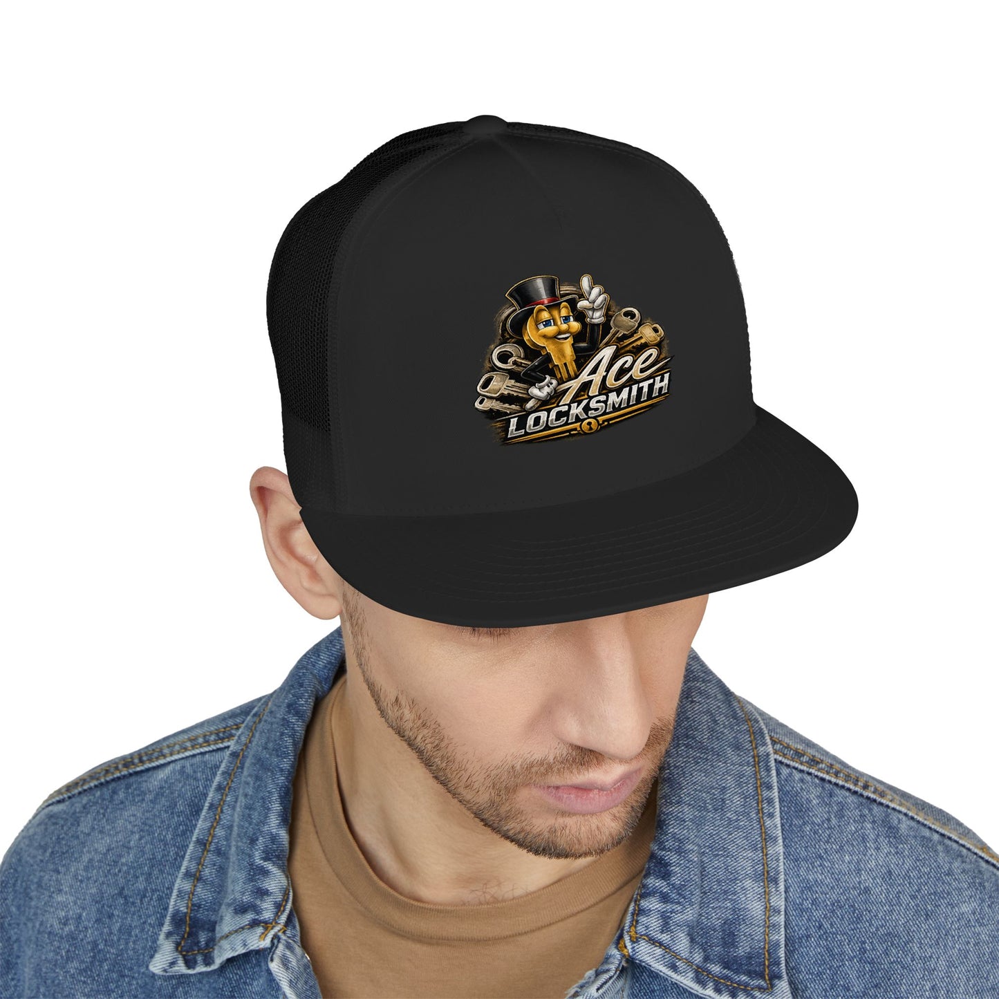 Personalized Locksmith Company Flat Bill