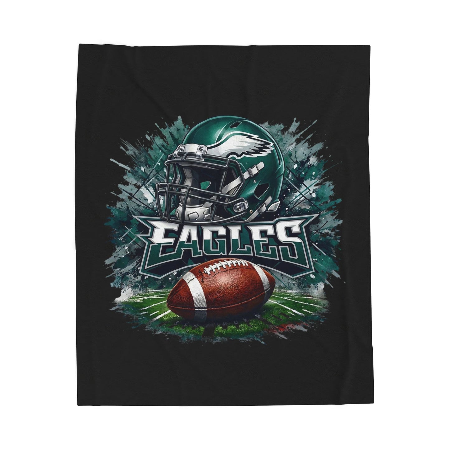 Eagles Football Velveteen Plush Blanket