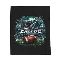 Eagles Football Velveteen Plush Blanket