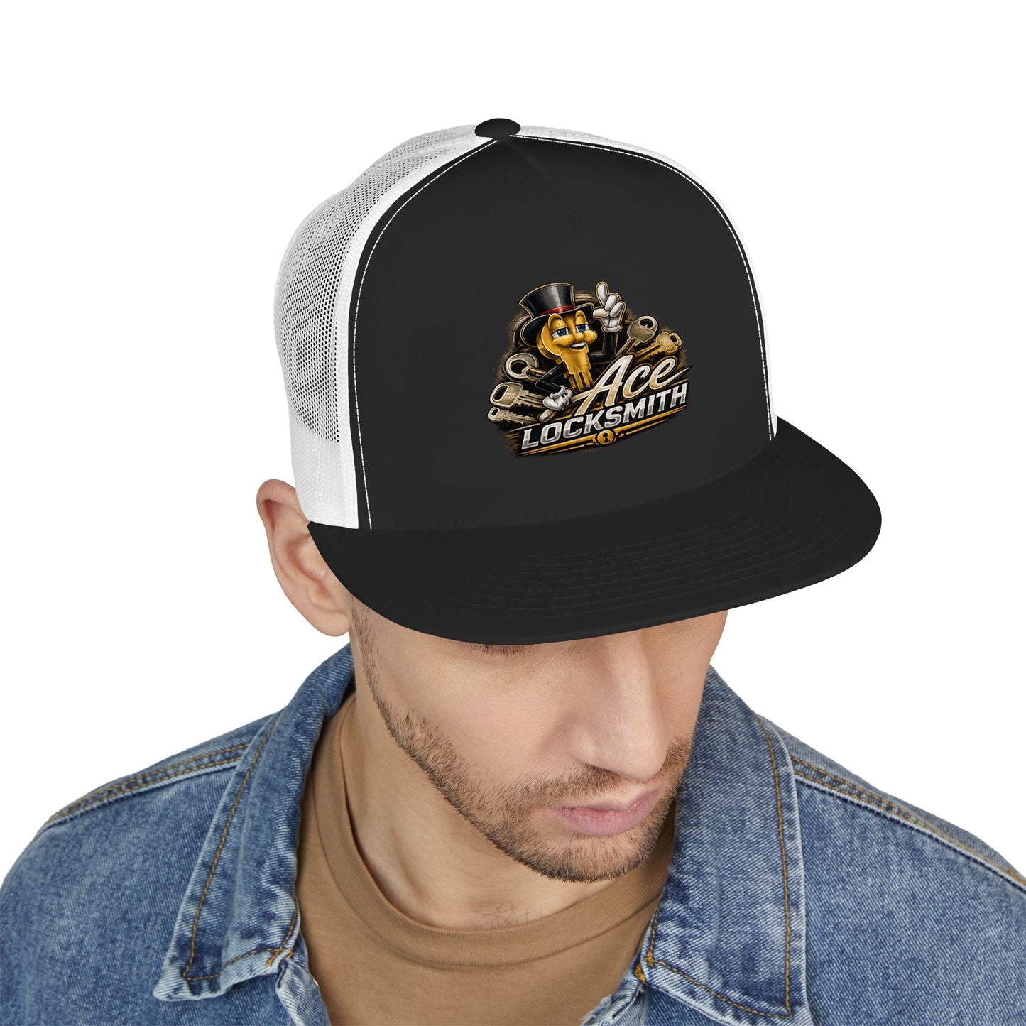 Personalized Locksmith Company Flat Bill