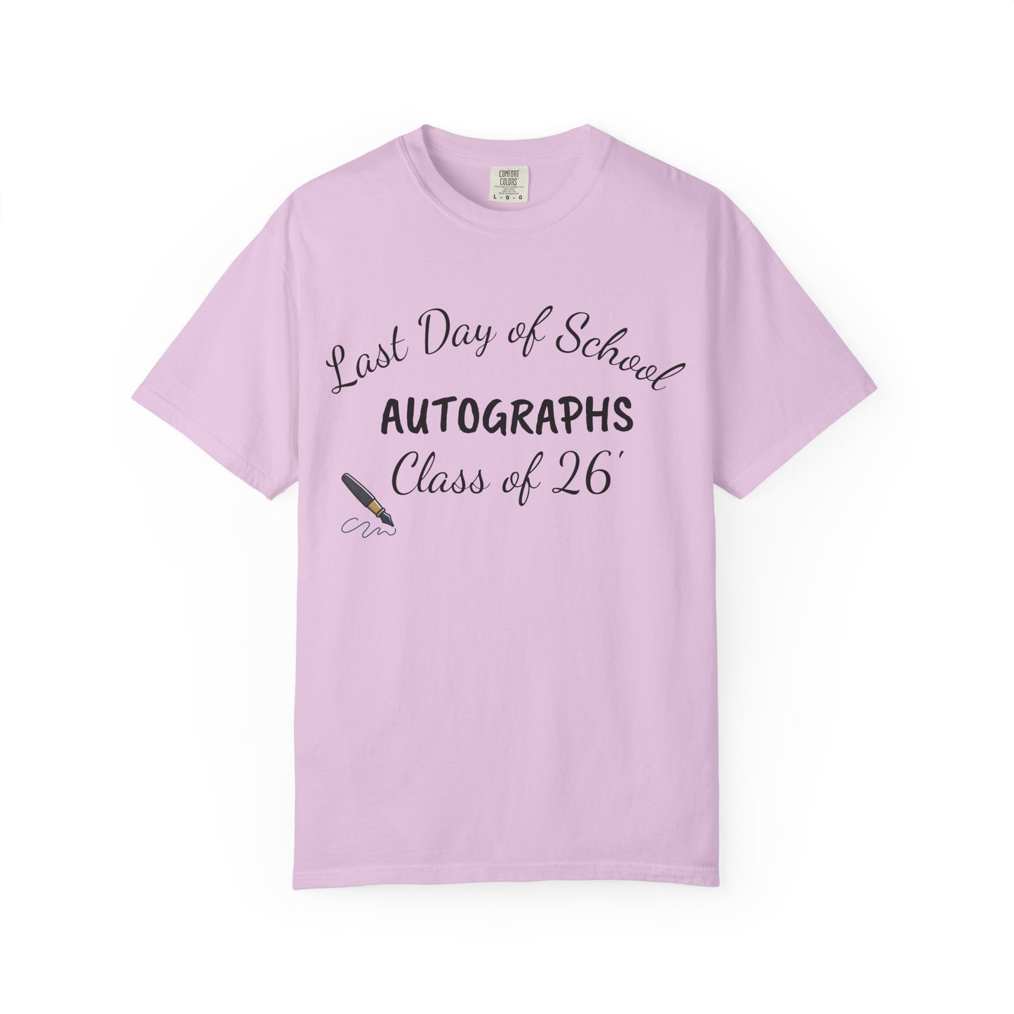 Last Day of School "Autographs" T‑Shirt — Class of '26 Keepsake