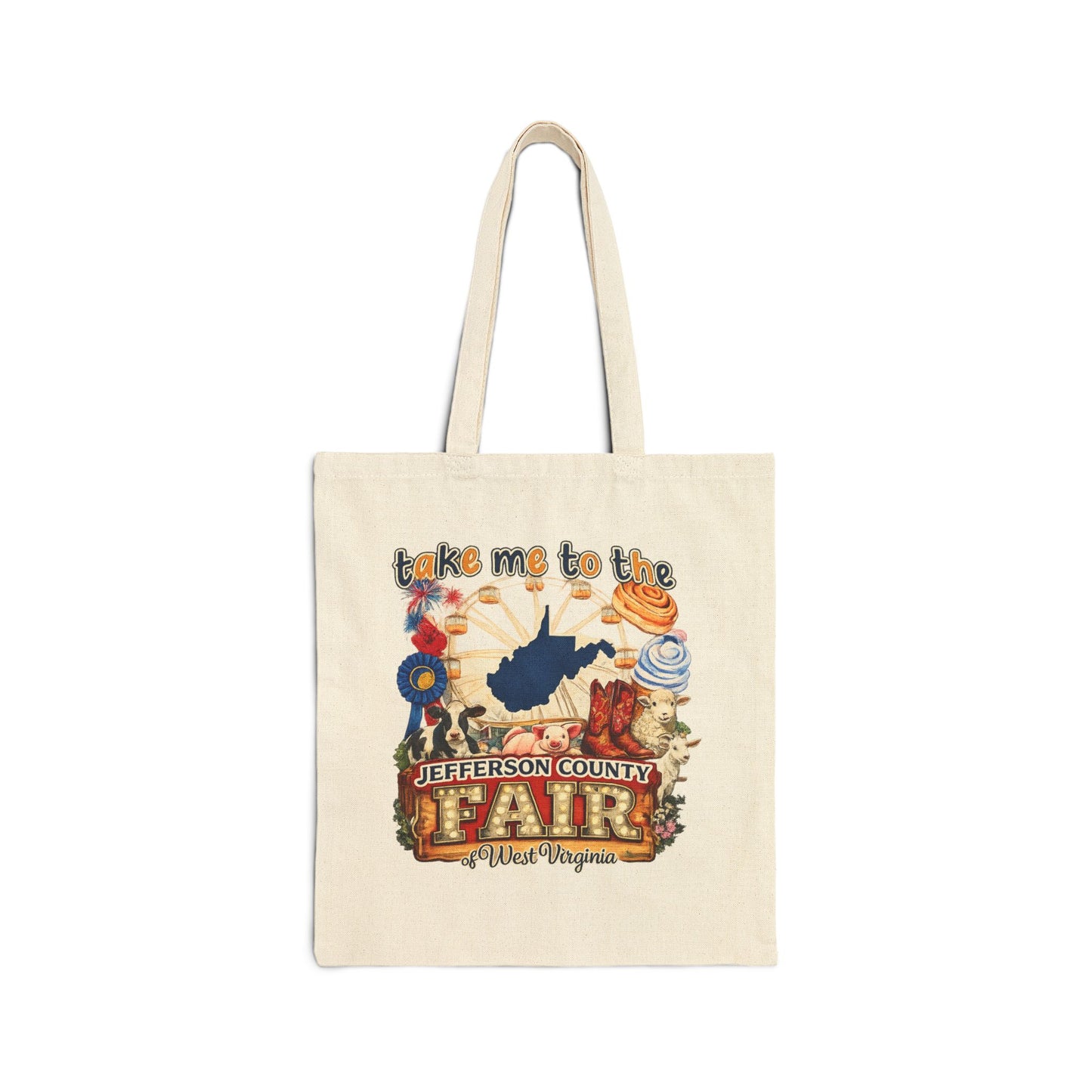 Jefferson County Fair Cotton Canvas Tote Bag