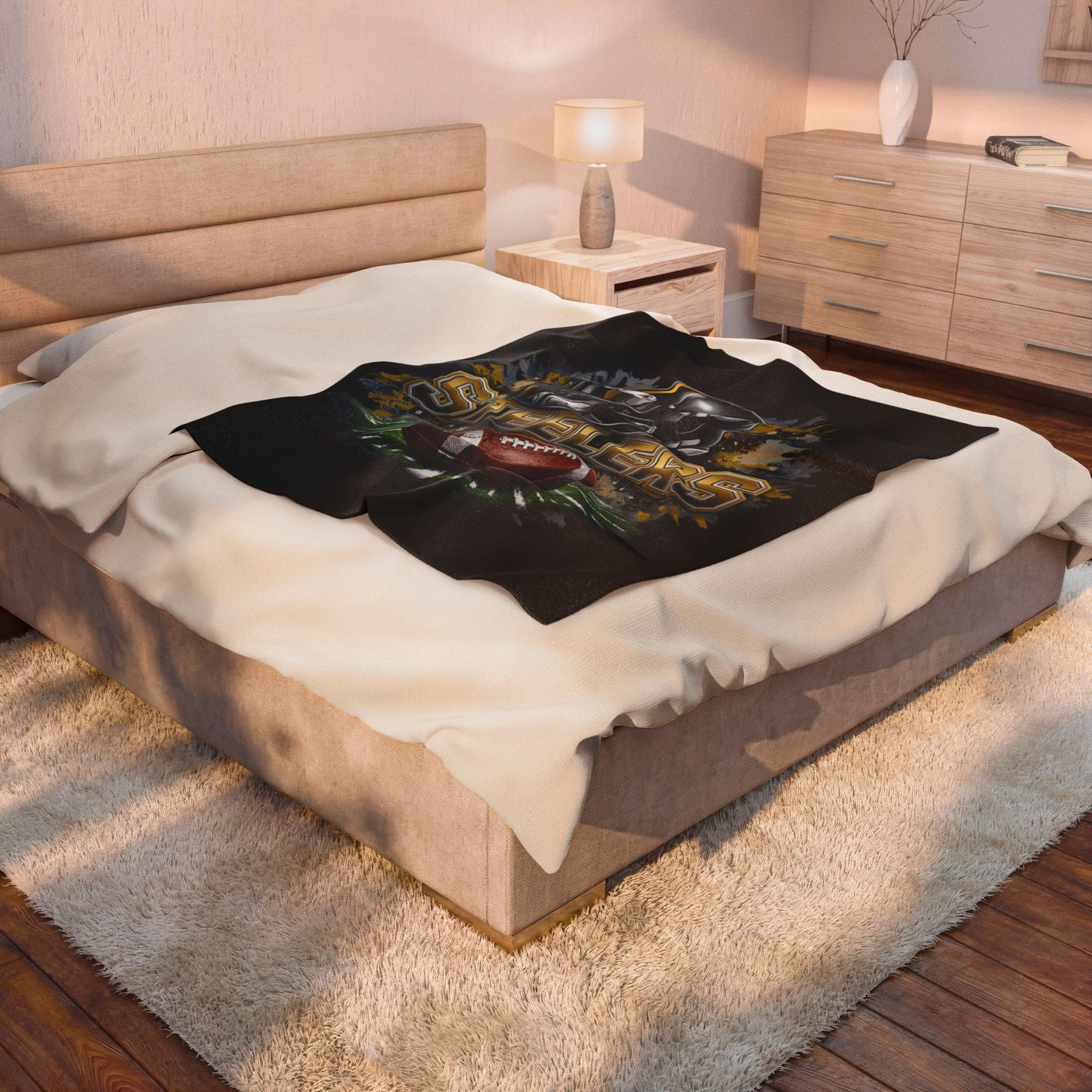 Steelers Velveteen Plush Blanket