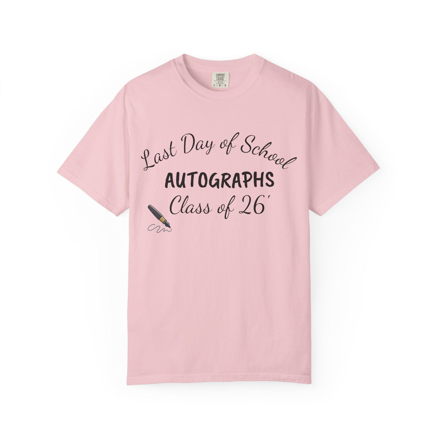 Last Day of School "Autographs" T‑Shirt — Class of '26 Keepsake