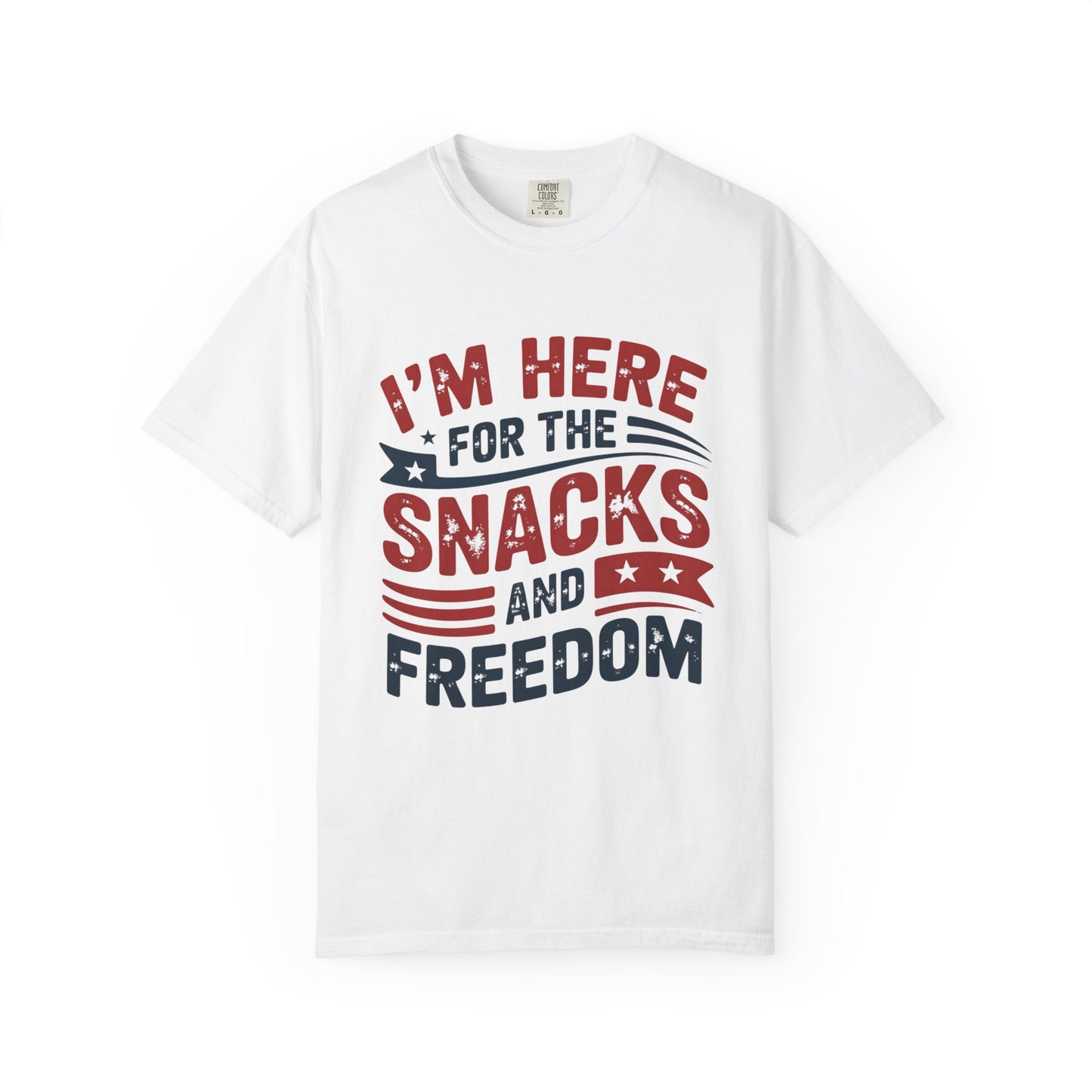 Snacks and Freedom T-Shirt — Patriotic Fourth of July Tee