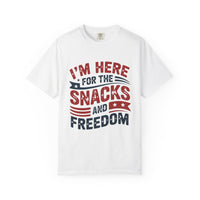 Snacks and Freedom T-Shirt — Patriotic Fourth of July Tee