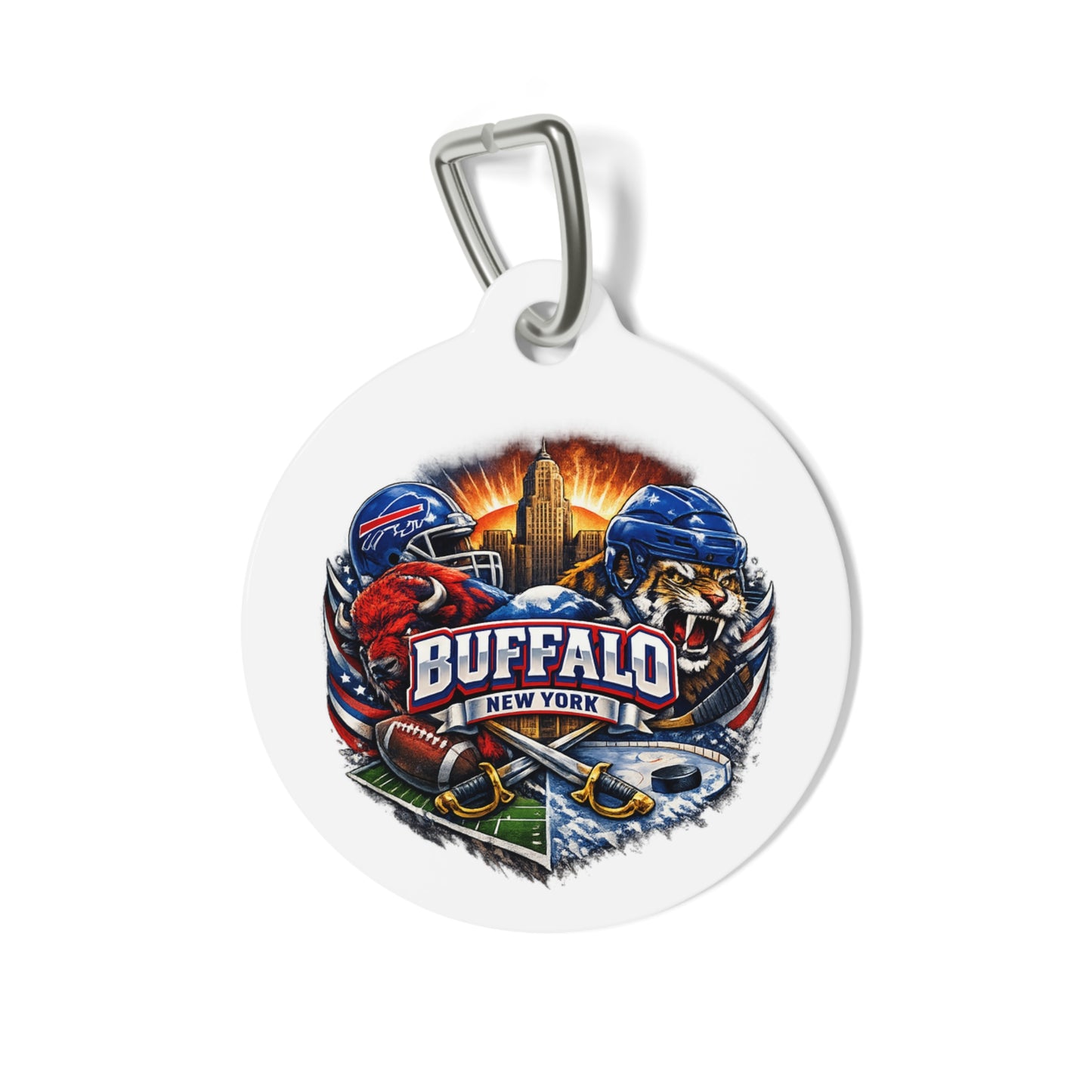 Buffalo Bills/Sabres Dog Tag