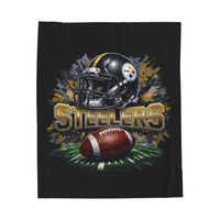 Steelers Velveteen Plush Blanket