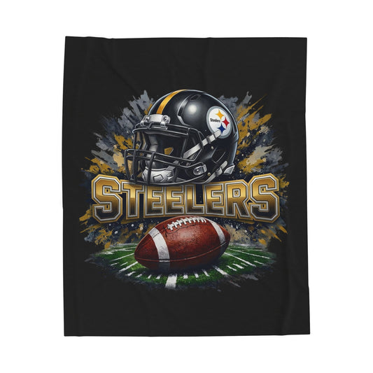 Steelers Velveteen Plush Blanket