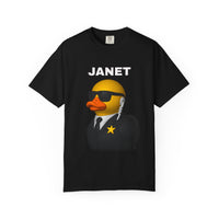 Security Duck T-Shirt — "JANET" Graphic Funny Security Guard Tee