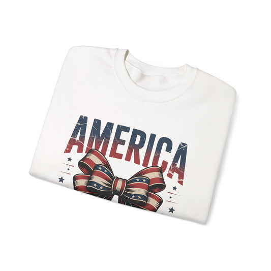 America Land of the Free Crewneck Sweatshirt