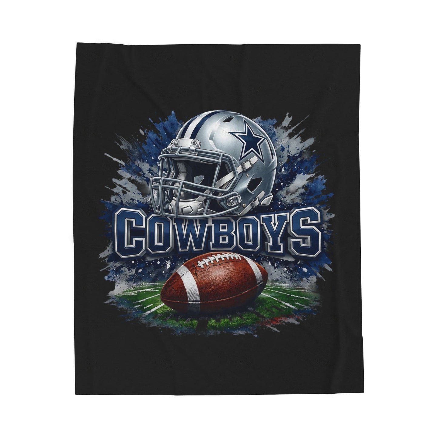 Dallas Cowboys Velveteen Plush Blanket