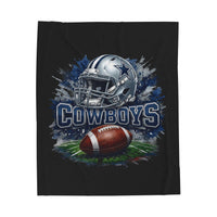 Dallas Cowboys Velveteen Plush Blanket