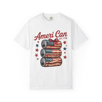 Ameri-Can Flag Soda Can T-Shirt — Patriotic Fourth of July Tee